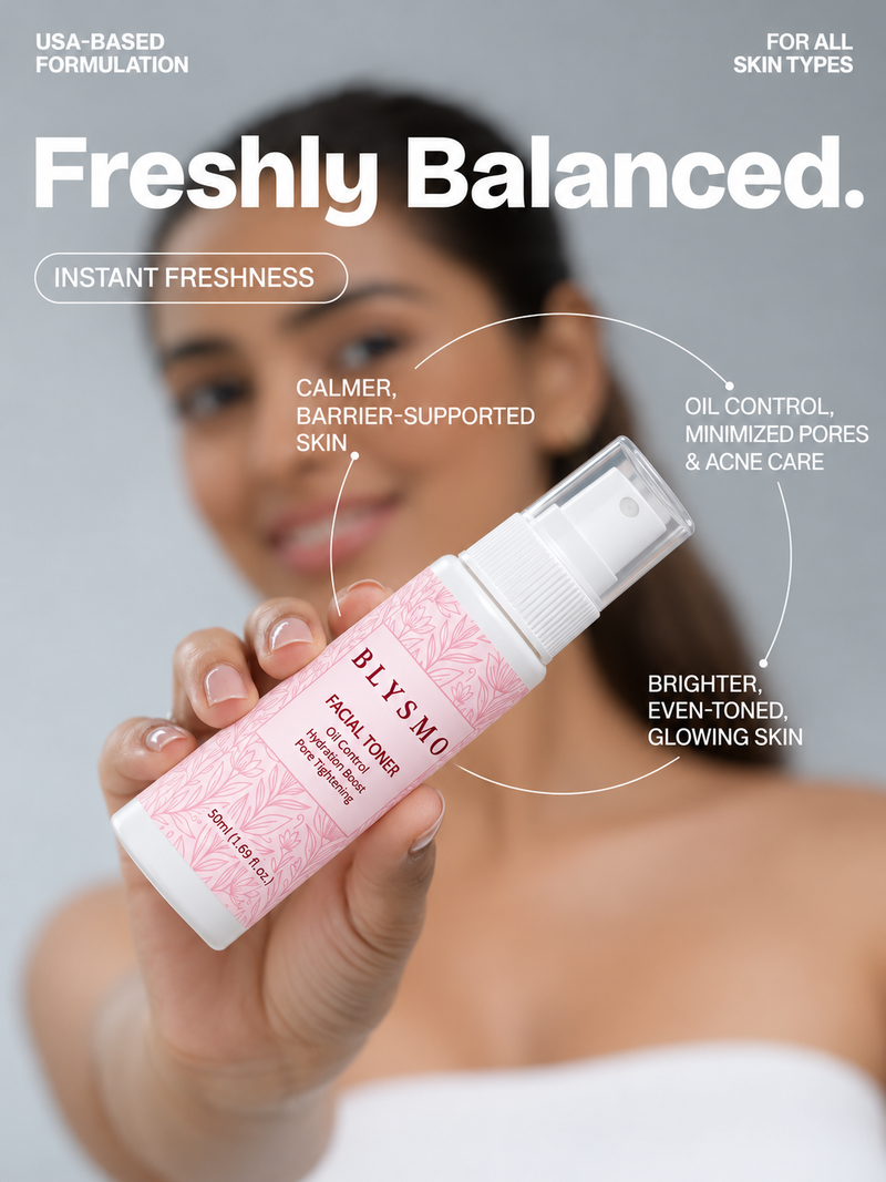 Blysmo Matcha Facial Toner with Niacinamide and Hyaluronic Acid 50ml