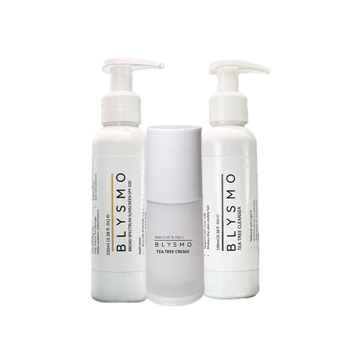 SUNSCREEN + TEA TREE CREAM + TEA TREE CLEANSER