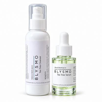 Blysmo Tea Tree Duo – Cleanser 100ml + Serum 30ml