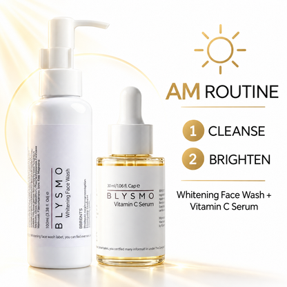 BLYSMO AM/PM Glow System – Complete 3-Step Skincare Bundle