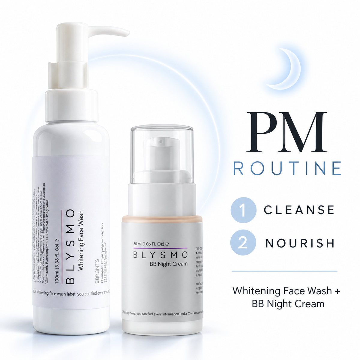 BLYSMO AM/PM Glow System – Complete 3-Step Skincare Bundle