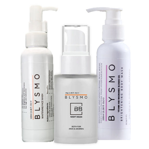 BB Night Cream + Whitening Face Wash + Body Wash