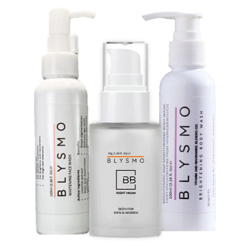 BB Night Cream + Whitening Face Wash + Body Wash